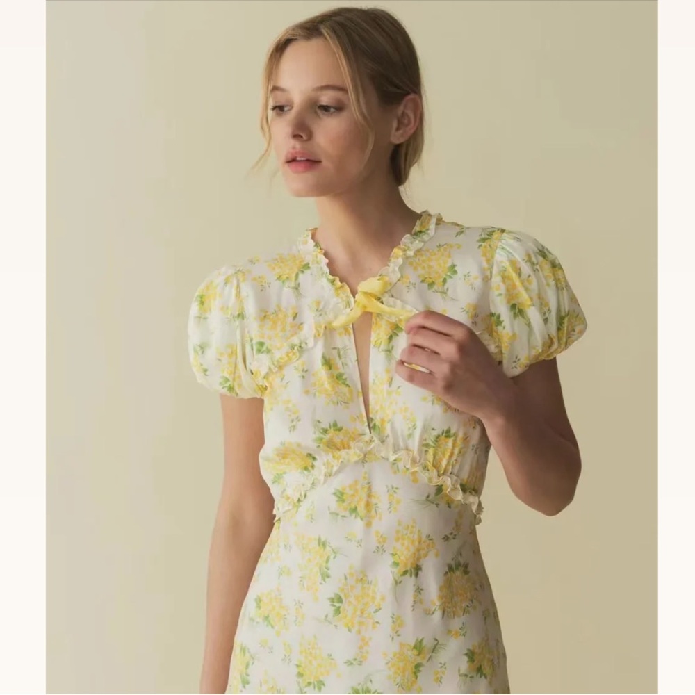 Doen Orianna Dress Salt May Bell Floral - Picture 3 of 10